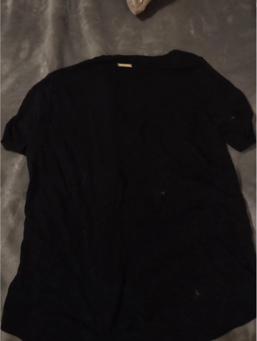 Michael Kors Black Professional T Shirt Women Small Black Studded Medium